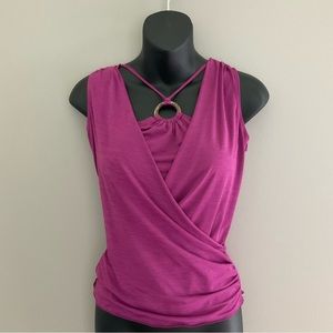 By Choice plum blouse